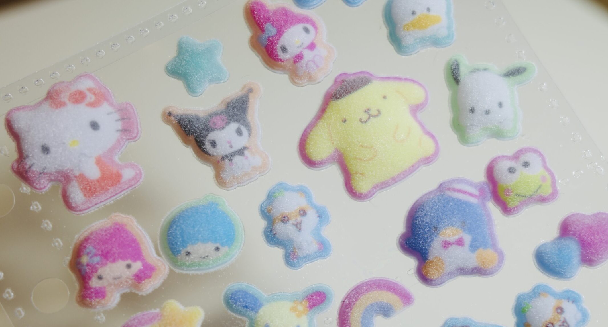 コットンパフィーシール（サンリオ）※筆者私物