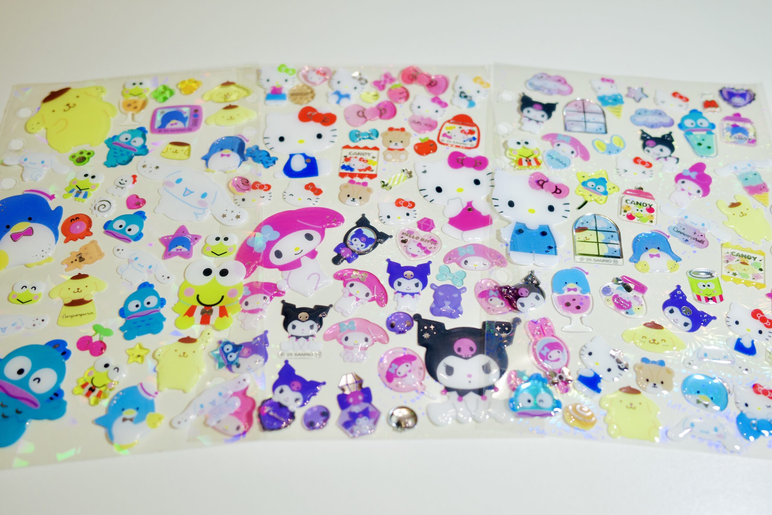 ぎゅうぎゅうに詰め込んだシール